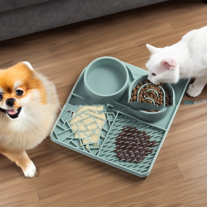Premium Silicone Slow Feeder Mat for Dogs & Cats