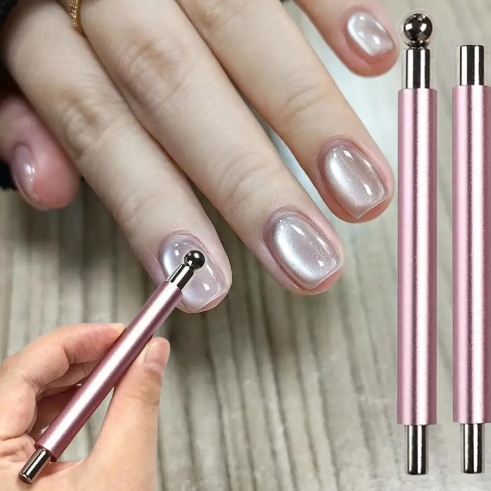 1Pcs Double Head Cat Eye Nail Magnetic Stick – Detachable Strong Magnet Manicure Tool