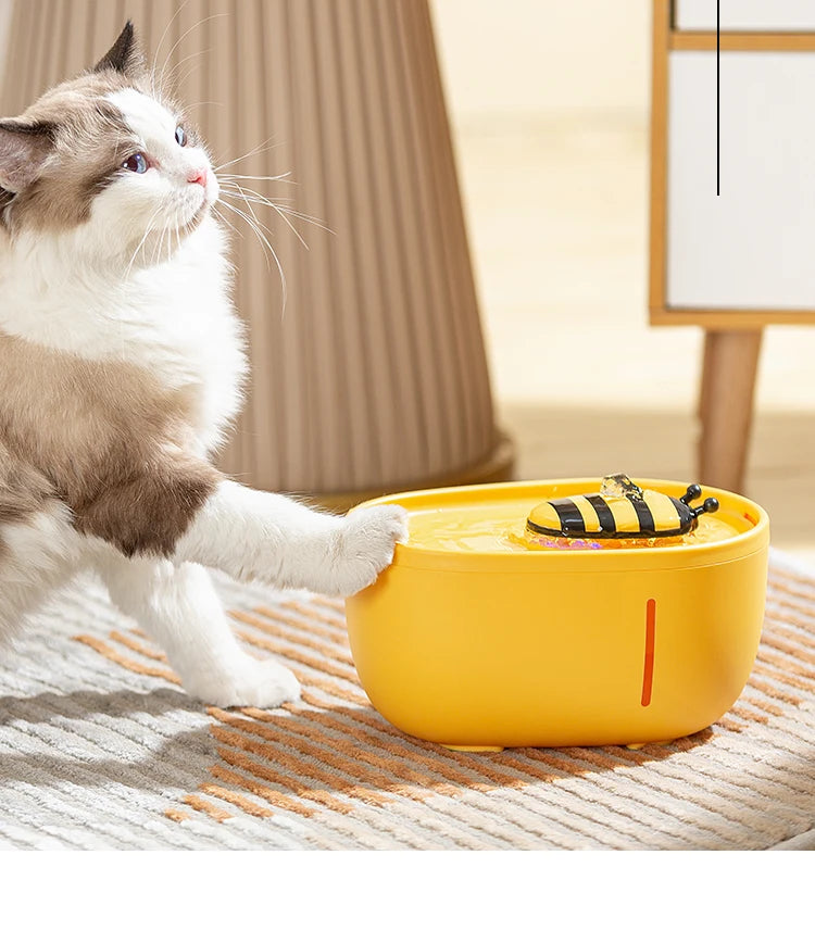 2L Cat Water Fountain – Automatic USB Pet Water Dispenser with Filter