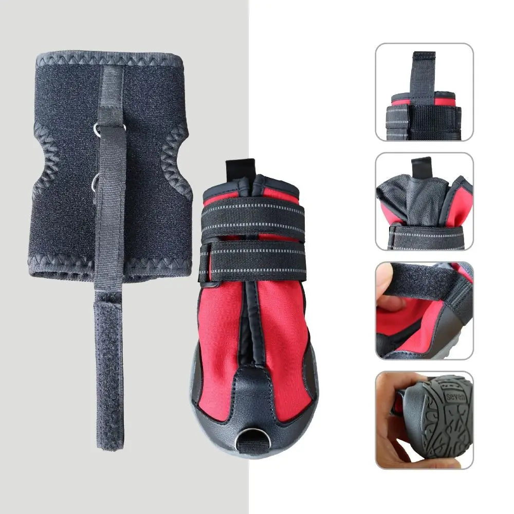 Corrective Dog Shoes – Anti-Slip Waterproof Paw Protection Boots