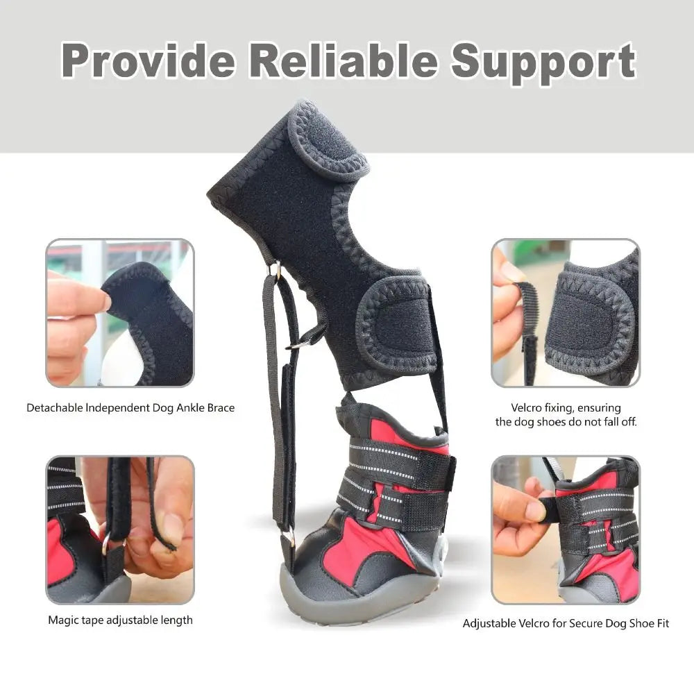Corrective Dog Shoes – Anti-Slip Waterproof Paw Protection Boots