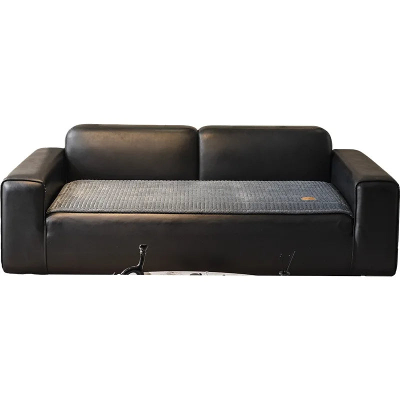 Flannel Sofa Cover – Thickened Non-Slip Couch Protector, Cat Scratch Resistant