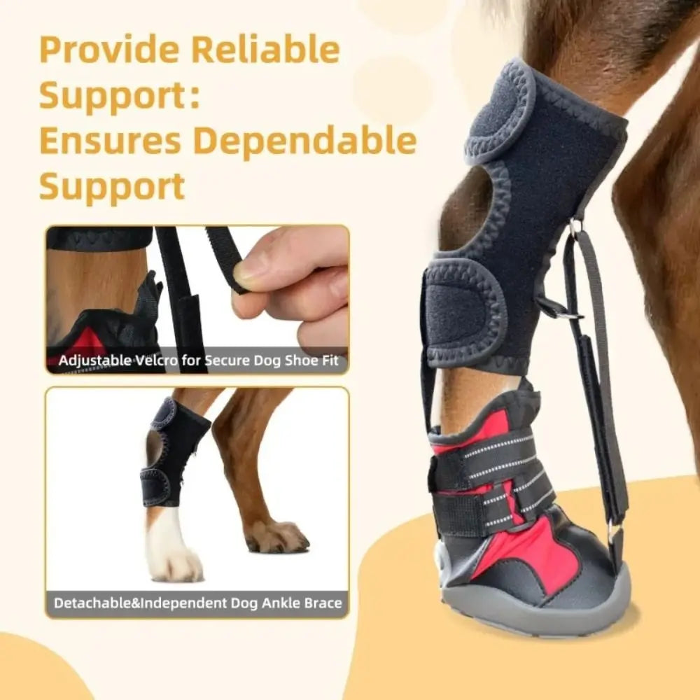 Corrective Dog Shoes – Anti-Slip Waterproof Paw Protection Boots