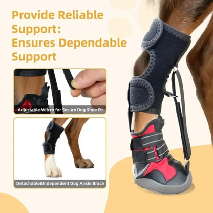 Corrective Dog Shoes – Anti-Slip Waterproof Paw Protection Boots