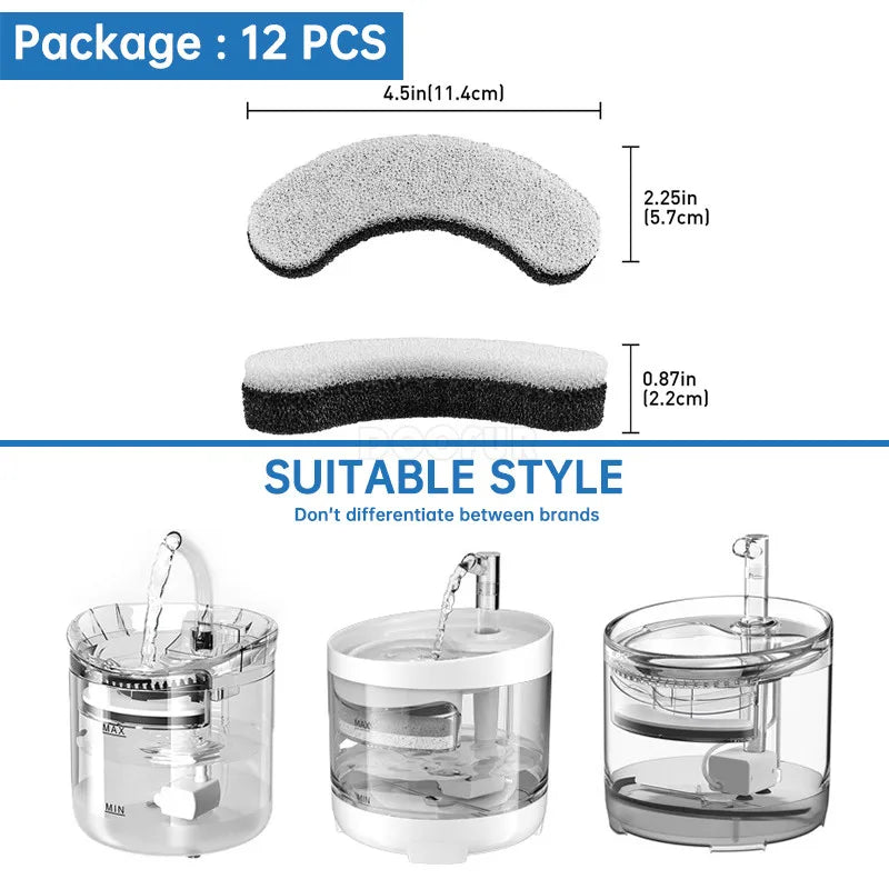 Cat Water Fountain Filter Source Factory Wholesale Professional Pet Fountain Replaced Filter Accessories Cat Drinking Filters