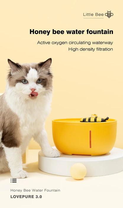 2L Cat Water Fountain – Automatic USB Pet Water Dispenser with Filter